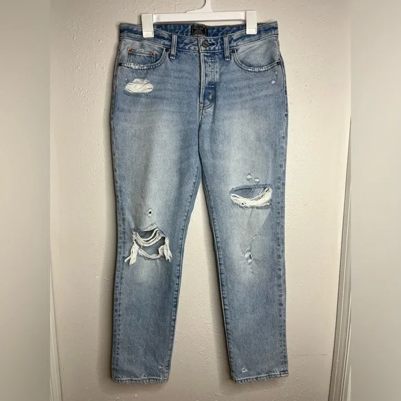 Abercrombie Ames Low Rise Slim Boyfriend Jeans 6 - Picture 1 of 5